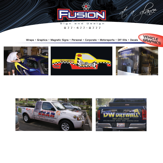 Fusion Sign Vehicle Graphics